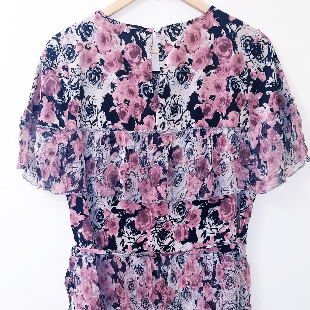 Lucky Brand - Boho Ruffle Rose Dress - Picture 8 of 9